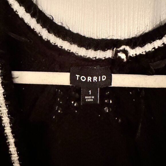 Oversized Torrid Cardigan sz 1 - Picture 2 of 3